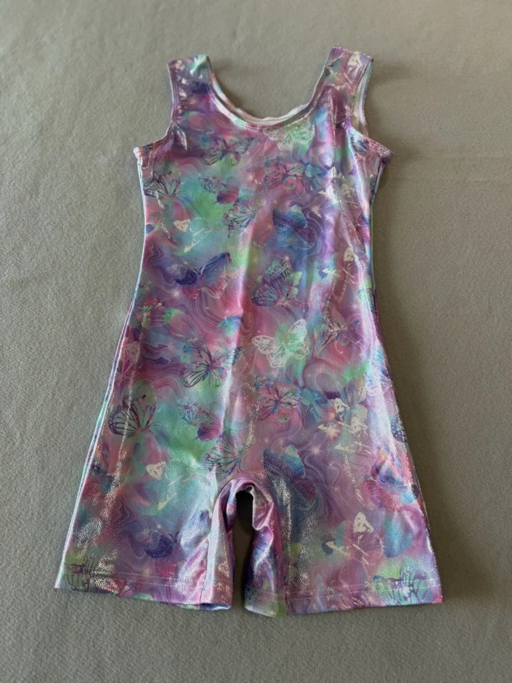 Youth One Piece Dance Unitard Suit Size 160 aka 14-16 #26014